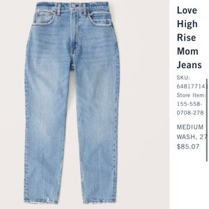 Curve love mom high rise jean